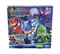 Hasbro Gaming PJ Masks - Juego de Mesa Rescate de la Base de Operaciones - Juego Preescolar - Incluye Torre de plástico en 3D