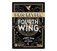 Hasbro Gaming Priorities Fourth Wing Edition - Juego de fiesta con licencia oficial inspirado en la serie Empíreo, a partir de 17 años, para 3 o más jugadores, 20 min