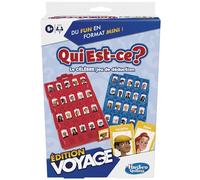 Hasbro Gaming ¿Quién es eso? Edición de Viajes, Juego de adivinanzas Clásico, Juego portátil para 2 Jugadores, Juego de Viaje para niños