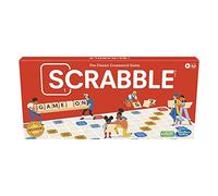 Hasbro Gaming Juego de mesa Scrabble, juego de palabras para niños de 8 años en adelante, divertido juego familiar para 2-4 jugadores, el clásico juego de crucigramas