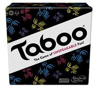 Hasbro Gaming Taboo Classic Game, juego de adivinación de palabras para fiestas para adultos y adolescentes, juego de mesa para más de 4 jugadores a partir de 13 años
