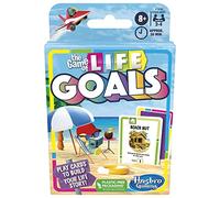 Hasbro Juego de cartas The Game of Life Goals - Juego familiar rápido para 2 a 4 jugadores a partir de 8 años