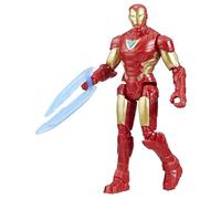 Hasbro Marvel Avengers Epic Hero Series, Iron Man, Figura de Acción Roja, Figura de Cómics, Diversión con Amigos, Accesorio de Superhéroe, Regalo para Niños de 4 Años o Más