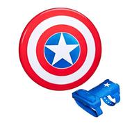 Hasbro Marvel Avengers, Escudo y Guante Magnéticos, Superhéroes, Cosplay Capitán América, Juguetes para Niños y Niñas de 5 Años o Más, Juegos de Disfraces, Multicolor Fantasía
