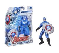 Hasbro Marvel Avengers - Figura Mech Strike del Capitán América de 15 cm con Accesorio Mech de Batalla - para niños de 4 años en adelante