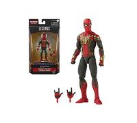 Hasbro Marvel Figura de Acción Coleccionable de 15 cm de Spider-Man con Traje Integrado y 2 Accesorios, Marvel Legends Series
