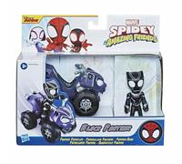 Hasbro Marvel - Figura de acción de Black Panther y vehículo Patrulla de Panther de Marvel Spidey and His Amazing Friends, para niños a Partir de 3 años