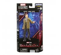 Hasbro Marvel Legends Series - Universo Cinematográfico de en Disney Plus - Wandavision - Figura de Agente Jimmy Woo - 1 Accesorio y 2 Piezas para armar Figura Adicional, F3701