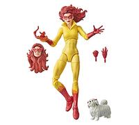 Hasbro Marvel Legends Series Avengers - Figura Coleccionable de Firestar con Perro y 6 Accesorios - 15 cm - para niños de 4 años en adelante