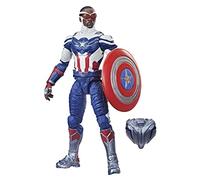 Avengers Hasbro Marvel Legends Series Figura del Capitán América de 15 cm - Diseño Premium y 2 Accesorios - Edad: 4+