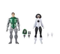 Hasbro Marvel Legends Series - Capitana Marvel vs. Doctor Muerte - 60.º Aniversario de Vengadores - Figuras coleccionables de 15 cm