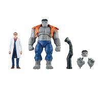 Hasbro Marvel Legends Series, Hulk Gris y el Dr. Bruce Banner, 60.º Aniversario de Vengadores, Figuras coleccionables de 15 cm