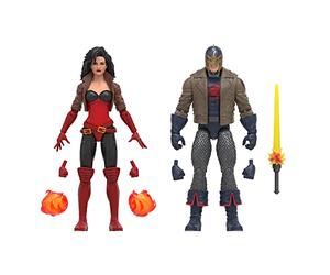 Hasbro Marvel Legends Series, Marvel'S Black Knight y Marvel'S Sersi, 60.º Aniversario de Vengadores, Figura de acción de 15 cm