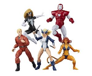 Hasbro Marvel Legends Series, The West Coast Avengers, Pack de 5 Figuras de acción Marvel Legends de 15 cm inspiradas en cómics