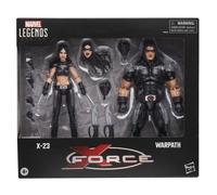 Hasbro Marvel Legends Series X Pack de 2 Figuras X-23 & Warpath X-Force - 15 cm - 9 Piezas Incluidas