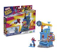 Set de juego hasbro marvel stunt squad crane smash