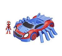 Hasbro - Último rastreador arácnido de Spidey and His Amazing Friends de Marvel, función de Spidey Stunner y Figura de Spidey de 10 cm, a Partir de 3 años