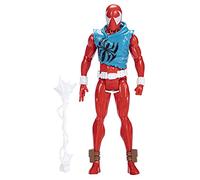 Hasbro Marvel Spider-Man Across The Spider-Verse, araña escarlata, figura de acción de 6 pulgadas con accesorio de red, para niños y niñas a partir de 4 años