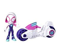Hasbro Marvel Spidey and His Amazing Friends Ghost Spider con Moto F7461