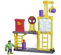 Hasbro - Marvel Spidey and His Amazing Friends - Parque de Juegos de Hulk - Set de Juego para niños a Partir de 3 años