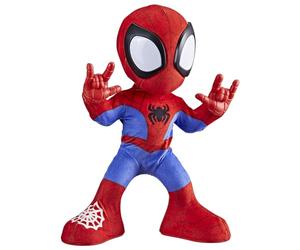 Hasbro Marvel Spidey and His Amazing Friends - Spidey Baila y Gatea - Juguete Peluche Interactivo - Versión en inglés
