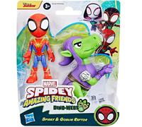 Hasbro Marvel Spidey Y Sus Fantásticos Amigos Dino-Web Set Con Spidey Y Goblin