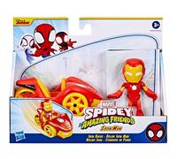 Hasbro Marvel Spidey Y Sus Fantásticos Amigos Iron Man Con Vehículo