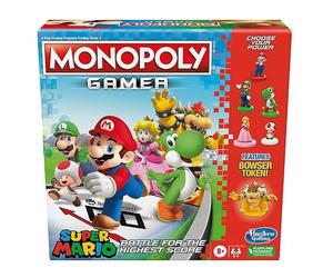 Hasbro Monopoly Gamer Super Mario Premium Edition - Juego de mesa para 2-4 jugadores, a partir de 8 años