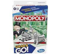 hasbro- Monopoly Grab and Go PT (versión portugués), Multicolor (F8256PT0)