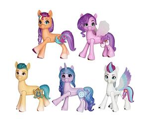 Hasbro My Little Pony: Deja tu Huella - Colección Conoce a los 5 Amigos - 5 Figuras de Ponis - A Partir de 3 años