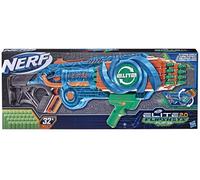 Hasbro Nerf Elite 2.0 - Flipshots Flip-32, Blaster Con 32 Barriles Para Dardos