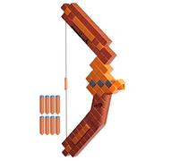 Hasbro Nerf Minecraft, Arco Lanzadardos, Lanzador con 8 Dardos N1 de Espuma, Inspirado en Videojuego, Dinamiteros, Color Naranja y Marrón, Regalos para Niños y Niñas de 8 Años o Más