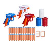 Nerf N Series Backyard Triple Pack, 3 lanzadores, 30 Dardos N1, 3 Objetivos