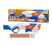 Hasbro Nerf N Series, Strikeback, Lanzador con Recarga Rápida, 18 Dardos de Espuma N1, Estrategia y Diversión, Blaster Adaptable, Aventura y Competición con Amigos, Regalo para Niños de 8 Años o Más