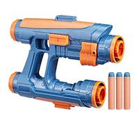Hasbro Nerf - Quad Blaster de Star Lord Inspirado en la película Guardianes de la Galaxia Vol. 3" de Marvel Studios, con 3 Dardos Nerf, Juguetes de superhéroes para Juegos de rol