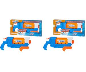 Hasbro Nerf Super Soaker Flip Fill, Lanzador de Agua para Niños y Niñas a Partir de 6 Años, 4 Estilos de Rociado, Juguetes Acuáticos, Regalos de Pascua, Llenado Rápido, Tanque de 0,8 L (Paquete de 2)