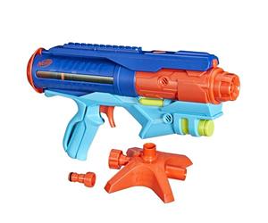 Hasbro Nerf Super Soaker Power Drench, Lanzador de Agua para Niños y Niñas de 8 Años o Más, Voladura a Presión, Regalo de Cumpleaños, Color Azul