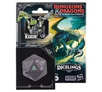 Hasbro Original Dragones y Mazmorras Honor Entre Ladrones Dicelings Dado Convertible Dragón Negro