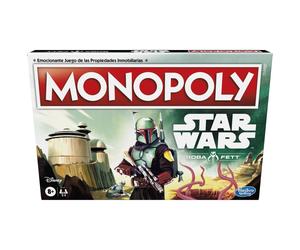 Hasbro Original Monopoly: Star Wars Boba Fett Versión En Español Juego De Mesa