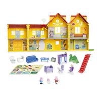 Hasbro Peppa Pig, Gran Casa Familiar de Peppa, Juguetes para Niñas y Niños, Casa de Muñecas, 11 Accesorios, 3 Figuras de Animales Color Rosa, Regalo para Fans de la Serie a Partir de 3 Años en Navidad