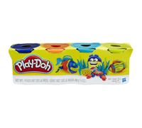 Hasbro Play-Doh B6509ES0 Paquete de 4 Azul oscuro Naranja Azul ne n Verde ne n