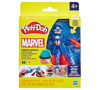 Hasbro Play-Doh Capitán América Molde Escudo Estampado Marvel G0056 4+