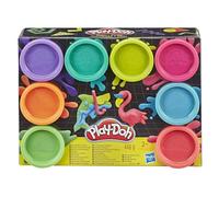 Play-Doh Hasbro Pack de 8 Plastilinas en Colores Neón, Juguete Creativo para Niños y Niñas de 2 Años en Adelante, Manualidades Divertidas, Idea de Regalo, Motricidad Fina