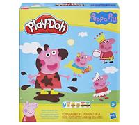 Hasbro Play-Doh Peppa Pig Stylin Playset Con Moldes Sellos 9 Latas & Más Nuevo