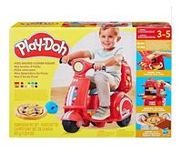 Hasbro Play-Doh Pizza A Domicilio Playset Con Scooter Y 10 Vasitos