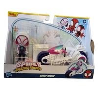 Hasbro Spidey and hes amazing friends - araña fantasma y motocicleta