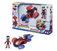 Hasbro Spidey-Miles Morales E Techno-Racer, Spidey E Webcrawler, Ghost-Spider 3+