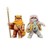 Hasbro Star Wars La colección Vintage - Wicket W. Warrick y Kneesaa - Star Wars: Ewoks - Pack de 2 Figuras de colección de 9,5 cm