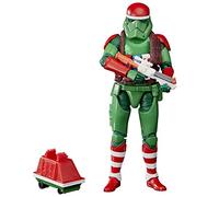 Hasbro Star Wars Star Wars The Black Series, First Order Stormtrooper (Holiday Edition) y droide ratón, Figuras de Las Fiestas coleccionables de 15 cm, Multicolor (F5306), Exclusivo en Amazon