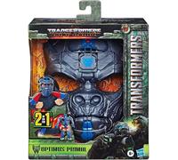 Transformers Juguetes Película Despertar de las Bestias - Optimus Primal - Máscara/Figura 2 en 1 convertible para juego de rol - 22,5 cm - Edad: 6+